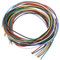 QUARKZMAN 24 Calibre Silicona Cable 24AWG Eléctrico Cable Trenzado Flexible Estañado Cobre Alta Temperatura Conexión 7 Colores 1,5 m/4,92 Pies 7uds