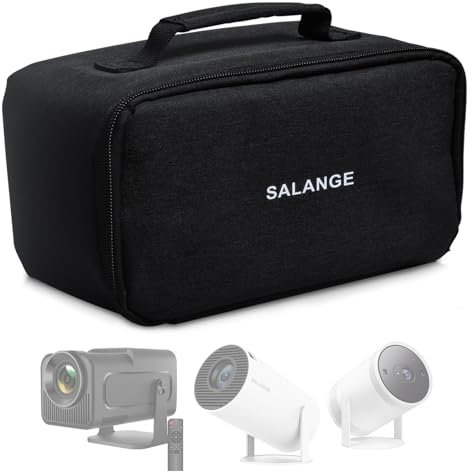 Eroshoo HY300/HY320 Projector Bag Case,Mini Projector Portable Carrying Case for Outdoor/Home,with Accessories Storage Pockets for Most Projectors Carry Case,Waterproof/Shockproof Protable Case Cover