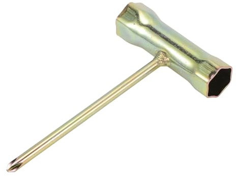 HEROFFIX 1 Pcs T Type Spark Plug Socket Wrench Durable Spanner Socket Remover 10.8x7.3cm High Carbon Steel Hexagon 17mm 19mm for Car Motorcycle Lawn Mower