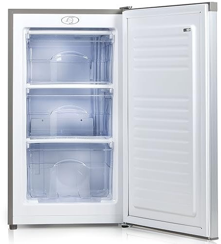 PRIMO PR149DV Congélateur Table Top - 64L - Argent - Comptoir, Réversible - Freezer