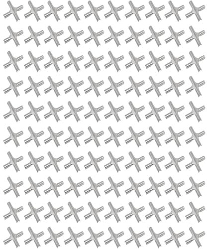 2mm/0.08in, Wire Rope Clamps, Stainless Steel Invisible Net Cross Buckle, Protective Anti-Theft Net Cross Buckle, for Window Protection Nets and Balcony Guardrails