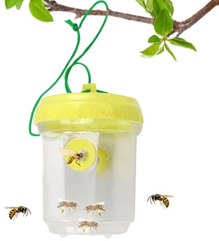 Piège à guêpes d'extérieur, piège à abeilles, piège à abeilles, piège à veste jaune, outil de retrait d'animaux pour balcon, cour, villa, camping en plein air, jardin