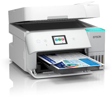 Epson EcoTank ET-4956 Ink Tank Printer | Home Office Use | Wireless & Ethernet | A4 | Duplex Print, Copy, Scan, Fax | 6.1cm Touchscreen | ADF | Includes up to 3 Years of Ink