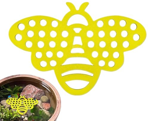 Station flottante pour abeilles Abreuvoir flottant en mousse EVA | Distributeur de nourriture pour abeilles pour Jardin Balcon Terrasse Extérieur Cour Parc