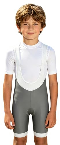 Jhaoyu Sportshorts barn pojkar löparshorts snabbtorkande cykelbyxor joggingbyxor sportshorts sportbyxor cykelunderbyxor lager, GRÅ, 122-128