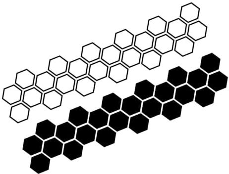 Bil Honeycomb Bildekal, Honeycomb Bil Stickers Vattentät bilkaross | Bildekaler Hexagonalt mönster, självhäftande, avtagbar, UV, bubbelfri film, fordonsfilm, sedan last