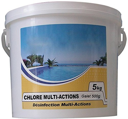 Chlore Lent Multi-Fonctions Galet 500g 5kg - Chlore Multi-Actions 500