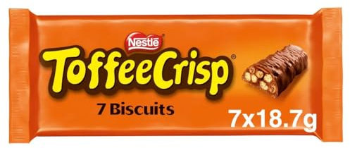 Toffee Crisp Milk Chocolate Biscuit Bar Multipack 7 Pack