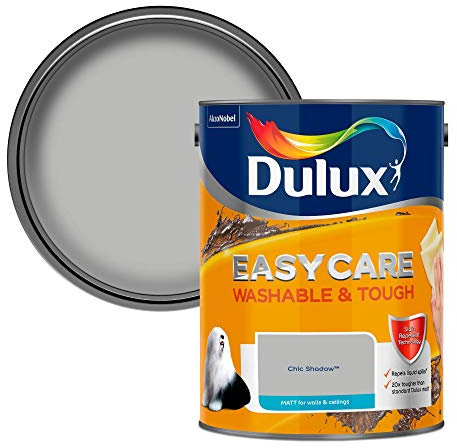 Dulux Easycare Washable & Tough Matt Emulsion Paint - Chic Shadow - 5L