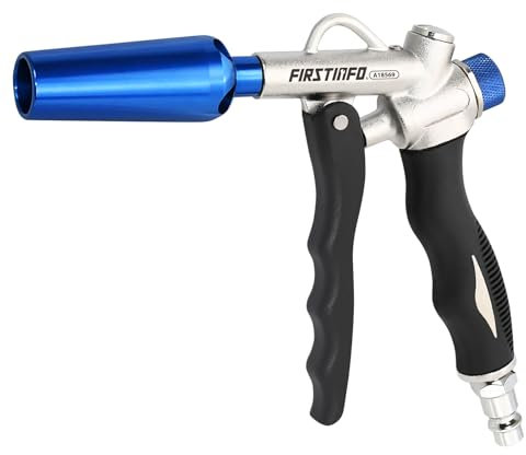 FIRSTINFO A18569EU | Pistolet à air comprimé bidirectionnel Taiwan | Débit d'air réglable | Buse à haut débit