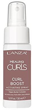 L'ANZA Healing Curls Curl Boost Activating Spray - Spray Termoprotettivo a Tenuta Leggera per Capelli Ricci, Definisce e Modella i Ricci, Formula Priva di Solfati e Parabeni, 30 ml