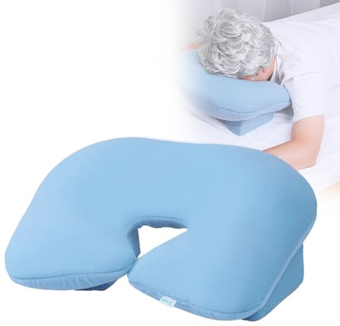 Mavdecll Almohada Boca Abajo, Después del Uso De La Cirugía Ocular, con Soporte De Altura Ajustable, Cómodo Cojín De Apoyo para Dormir, Almohada De Apoyo para El Cuello para La Siesta