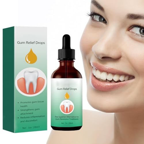 30ML Gocce per la Ricrescita delle Gengive Gel per la Rigenerazione delle Gengive Gocce di Trattamento delle Gengive Ripristino delle Gengive Gocce Dentizen per Protezione delle Gengive e Cura Denti