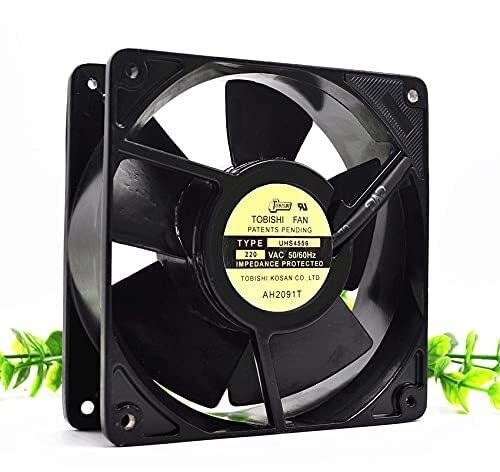 LMNCBVYA – 120 mm, 2850 RPM, 20 W ström, perfekt för CPU, chassi och nätverk UHS4556 12038 värmebeständig fläkt i helmetall