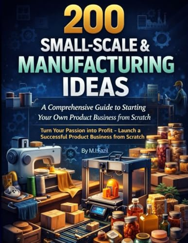 200 Small-Scale & Manufacturing Ideas: A Comprehensive Guide to Starting Your Own Product Business from Scratch: Turn Your Passion into Profit. Launch a Successful Product Business from Your Garage