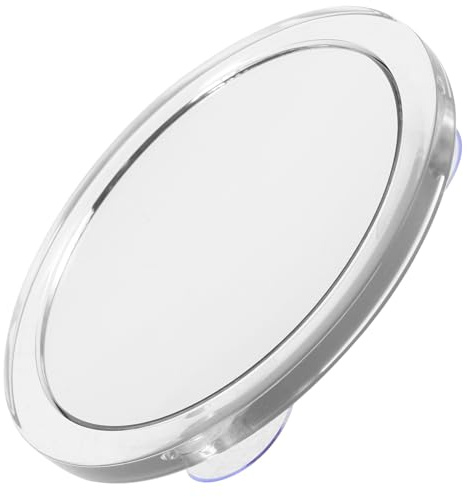 CATIEBYE Magnifying Makeup Mirror with 30x and 10x Magnification Portable Cosmetic Mirror with Suction Cups Silver Frame 100mm Diameter for Precision Makeup and Skincare