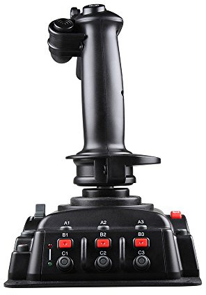 FLASHFIRE Cobra V6 Joystick (PC, USB, 23 Buttons, 4 Axis, Black)