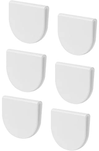 Duschvorhang Clips 6 Stück duschvorhang Clips selbstklebend Clips für duschvorhang Protect Stop Clips Shower Spritzschutz Winddicht
