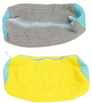 Borsa per Lavatrice, Borsa per Pulizia Scarpe Resistente Agli Strappi, Protezione Morbida, Riutilizzabile, Traspirante, 2 Pezzi, Portatile con Cerniera per la Casa