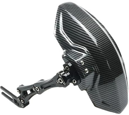 Moto Parafanghi Parafango Parafango Posteriore Per Ruota Posteriore In Lega Alluminio Imitazione Regolabile Universale Per Moto Paraspruzzi Da Motocross(Black)
