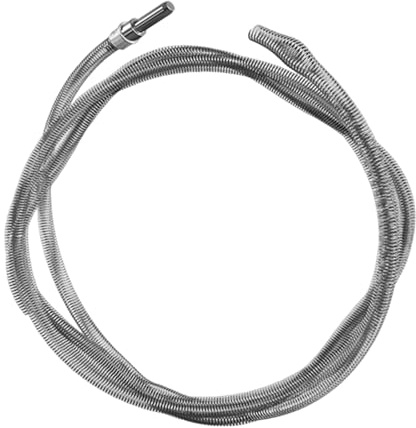 Folpus Serpiente de drenaje, limpiador de cables, resorte de acero, práctico desatascador de desagües, taladro flexible, limpiador de tuberías para cocina, 4m