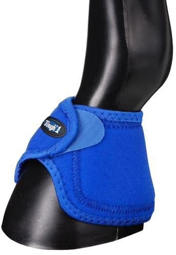Tough1 No Turn Bell Boots - Royal Blue - Small
