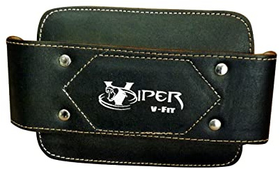 Viper Dipping Belt Weight Lifting Leather Heavy Duty Dip Belts Chain Strength & Training Weight Pull up Weighted Belt Strap Black