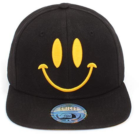 JOHNNY CHICOS NY New York süße Kindercap Kinder Cap Snapback 49-56cm Kopfumfang (One Size, Smile)