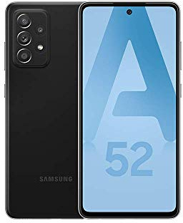 Samsung Galaxy A52 4G - Noir - 128GB - Smartphone Android débloqué - Version Française - (Reconditionné)