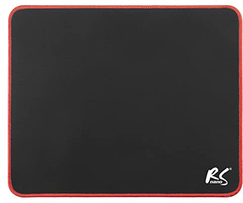 NanoRS RS703 Gaming Mauspad mit rutschfeste Gummiunterseite 30x25cm rutschfest Schreibtischunterlage Anti-Rutsch-Unterseite Mousepad (300x250x3mm)