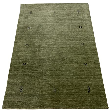Orientmatta Gabbeh 120 x 180 cm grå 100 % ull Loom matta Debbich