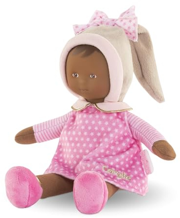 Corolle 9000010160 Miss Rose Dream of Stars Comforter, 25 cm, from Birth