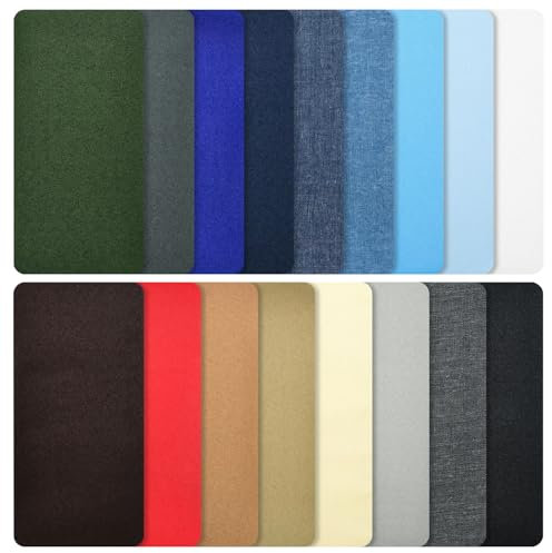 Zimoer 18 Stück Reparatur Patches Selbstklebende, Selbstklebender Reparatur Patch, Wasserdicht Leichte Reparatur Patches, Selbstklebende Flicken Aufnäher Patches, Bügelflicken Selbstklebender Stoff