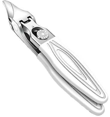 Clipper profesional de uñas - Cutícula de cuchilla diagonal de acero inoxidable Clipper de | Diseño de alta precisión para uñass de los pies y cuidado de las uñas duras. Para mujeres, hombres,