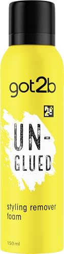 got2b Un-Glued Styling Remover Foam 150ml, Hair Styling Foam for Hair with Glycerin-Panthenol-Complex to Remove Styling Build-Up without Washing, Gentle on Scalp, For all Hair Types, Vegan Formula*