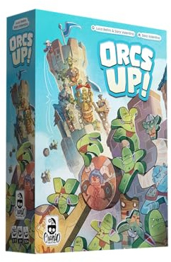 Cranio Creations - Orcs Up! - Impila i Tuoi Orchi sulle Mura e Raggiungi la Cima - 2-5 Giocatori - 30 Min – Gioco per Bambini – Età 6+ - Edizione in Lingua Italiana