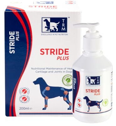 TRM Pet Stride Plus Joint Aid For Dogs - 200ml Liquid Joint Supplement For Nutritional Maintenance Of Healthy Cartilage And Joints - The Natural Way To Keep Your Dogs Joints Mobile