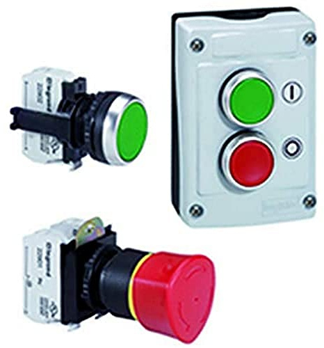 Bouton tournant non lumineux à manette IP69 Osmoz complet - 3 positions fixes