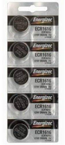 Energizer ECR1616 (CR1616) - Batterie a bottone al litio, 3 V, 5 pezzi