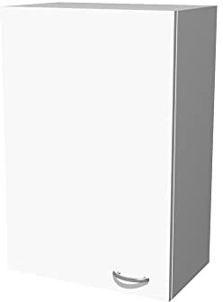 Flex-Well Küchen-Hängeschrank UNNA - Oberschrank vielseitig einsetzbar - 1-türig - Breite 60 cm - Höhe 89 cm - Weiß