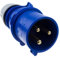 kenable 3 Polig 32A 230V 3 Polig CEE Industrie Stecker Generator/Welder IP44 Blau