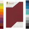 Lavea® Jersey Topper Spannbettlaken, Spannbetttuch, Serie Maya, 100% Baumwolle, hochwertige Verarbeitung, mit Gummizug und OekoTex100 200x220cm, Bordeaux