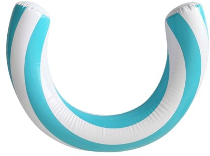 Churro De Piscina, Churro De Natación, Fideos De Piscina, Flotadores De Natación Inflables, Fideos De Piscina Curvo, para Niños Y Adultos, PVC, 60x75cm, Entrenamiento De Natación