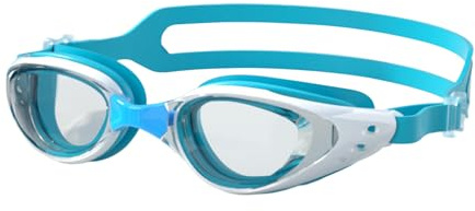 Lunettes de natation : lunettes de natation anti-fuite avec silicone et sangle réglable confortable | Lunettes de plongée avec tuba pour hommes, femmes, adolescents, adultes, noir