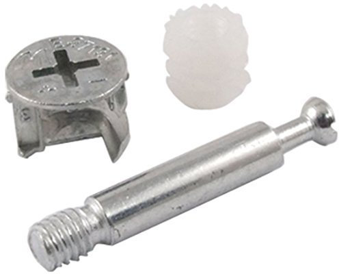 Flyshop 3 in 1 Furniture Connecting Cam Fitting with Dowel and Pre-Inserted Nut 10 Pack (Big Set)