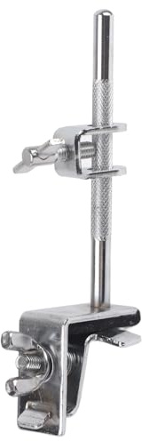 Soporte de Cencerro Ajustable para Batería de Jazz, Montado en Aro con Ajuste hacia Arriba o hacia Abajo, Ideal para Entusiastas de la Música y Bateristas,Accesorios para instrumentos de percusión