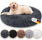 Belune® Hundebett [mit waschbarem Bezug] - Das Original - [XL, 120cm, Dunkelgrau] Hundekorb, Katzenbett, Hundekörbchen, Dog Bed, Flauschiges Hundebett für große, mittelgroße & kleine Hunde