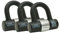 Burg Wächter 100D Sold Secure Gold gleichschließend Bügelschloss Trio Pack, Schwarz