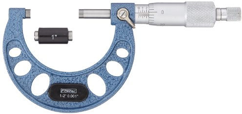 Fowler 52-253-102-1, Premium Outside Inch Micrometer with 1-2 Measuring Range