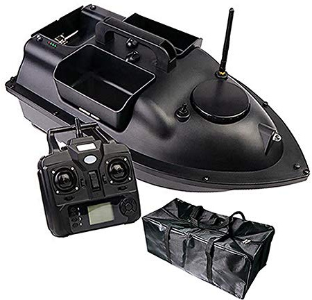 DINGYU RC Pesca Bait Boat GPS Posicionamiento Automático Devolución Dual-Motor Control Remoto De 500 Metros Pesca Barco De Control Remoto,12000Mah